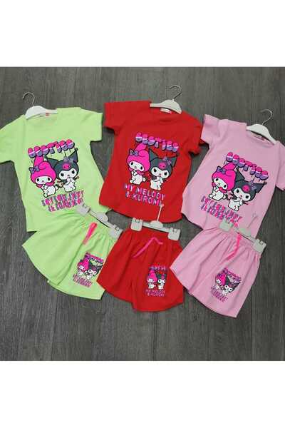 Neefy 2025 Summer New Season 3 Set 6 Pieces Printed First Quality Combed Cotton Set