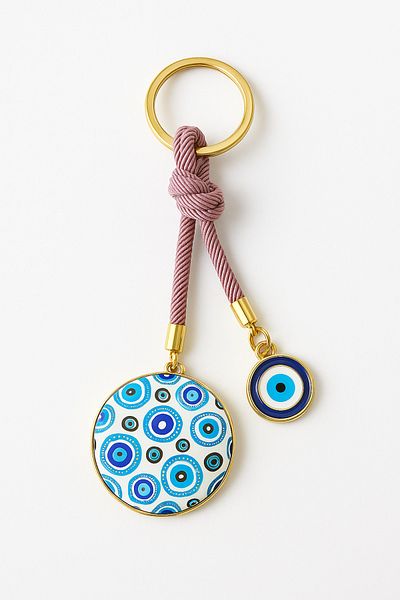 simagift Evil Eye Beaded Keychain