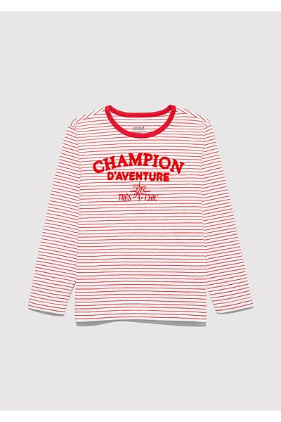 Mavi Long Sleeve Striped T-Shirt Regular Fit 7610357-90989