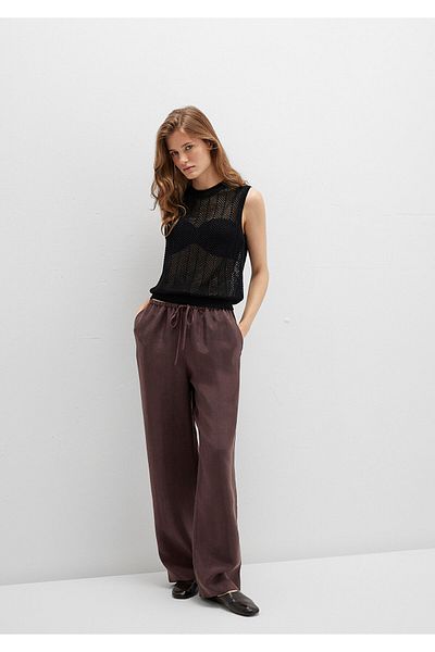 Mavi Brown Lyocell Trousers 1011023-70259