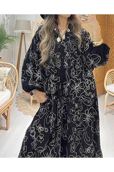 Lavanta Tekstil Κεντητό φόρεμα Katleya Model