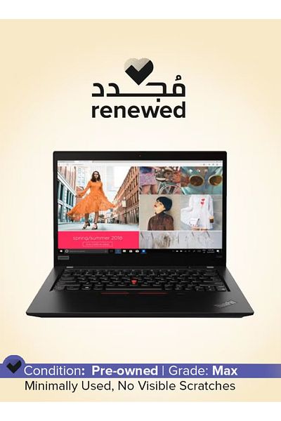 LENOVO Pre-Owned ThinkPad X390 Yoga 13.3-inch Intel Core i5 8th Generation 8 GB 256 GB Black Windows