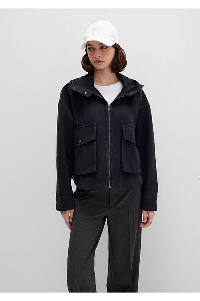 Mavi Pocket Detailed Anthracite Jacket Oversize / Wide Cut 1110605-70087