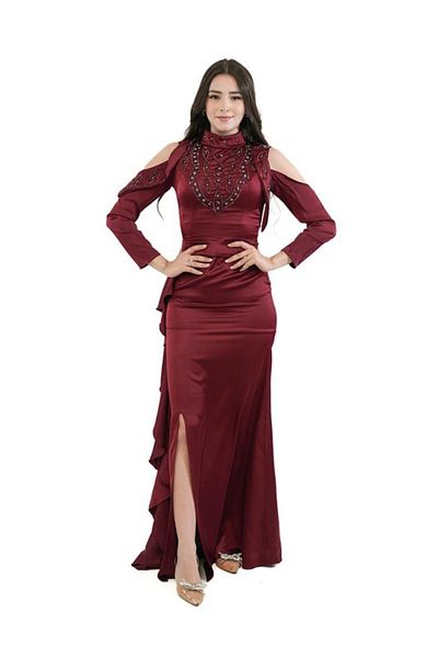 Nice Model Luxurious Sleeveless Taffeta Evening Dress - Elegant Formal Wear for Women in Black Beige Oud