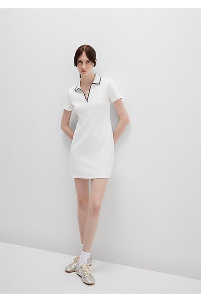 Mavi White Polo Dress 1310775-70057