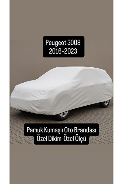 içel çadır Peugeot 3008 (2016–2023) Uyumlu Pamuklu Araç Çadırı - Dolu ve Güne...