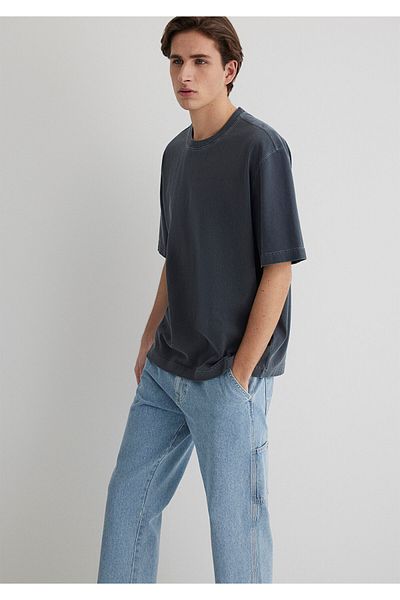 Mavi Gray Basic T-Shirt Relaxed Fit / Relaxed Cut 0612719-70096
