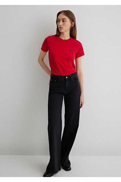 Mavi Red Logo Printed T-Shirt Semi Slim Fit 1612962 -82054