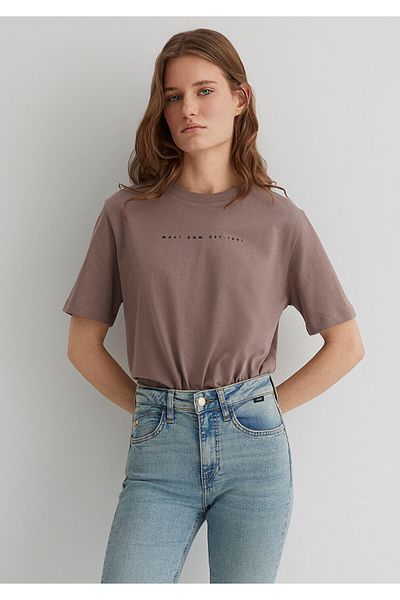 Mavi Printed Brown T-Shirt Regular Fit 1613147 -70383