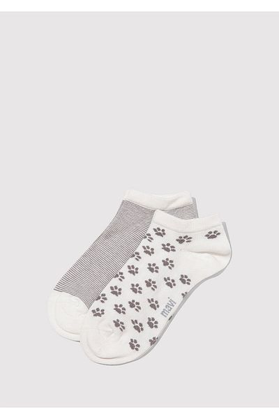 Mavi 1912790 -33202 Model 2-piece Gray Booties Socks Set