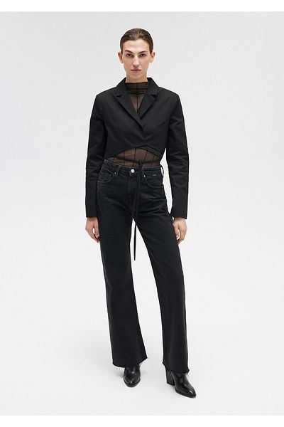 Mavi Black Crop Jacket Crop / Short Cut1110168-900