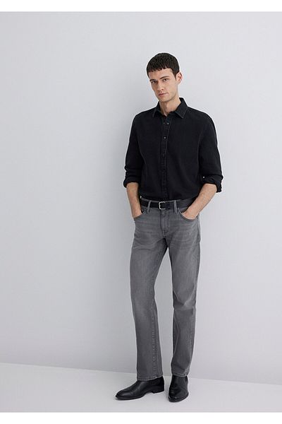 Mavi Hunter Black Light Gray Jean Trousers 0020232195