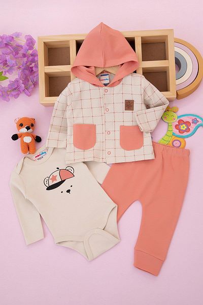 RAPAPA Baby Boy Bottom Top 3 Piece Set - 064so