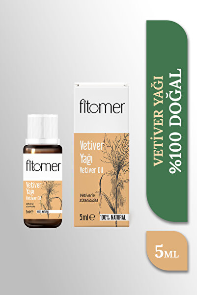 Fitomer Vetiver Yağı 5 ml (%100 DOĞAL UÇUCU YAĞ)