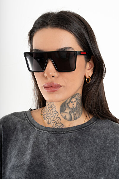 VAS.QUE Unisex Square Large Sunglasses Polarized