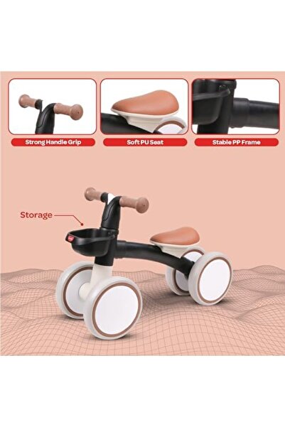 Moon Glide Baby Balance Bikes - Adjustable Seat Height - Limited Steering & Anti-slip Wheel