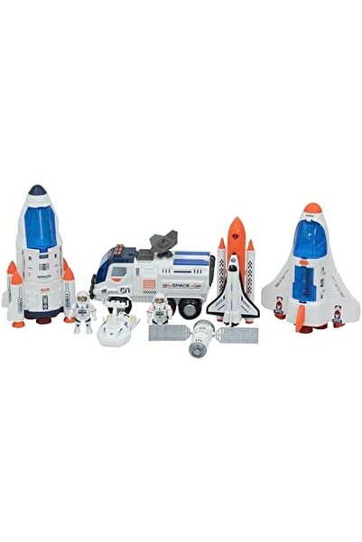 Moon مجموعة سفينة الصواريخ الفضائية النهائية - مجموعة مغامرات مع شخصيات رواد الفضاء والصواريخ والمكوك