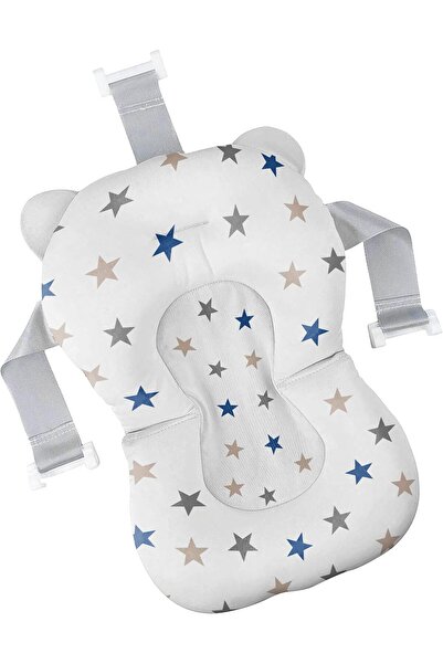 Moon وسادة حمام الأطفال المضادة للانزلاق من ماركة مون، وسادة دعم حمام عائمة قابلة للطي لحوض الاستحمام، با