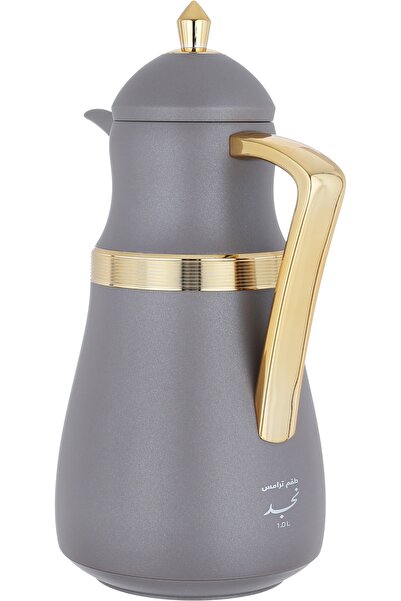 Alsaif Gallery Najd Al Saif Gallery Thermos Set, 1/1 liter, glass inner lining, plastic outer body - Capucci