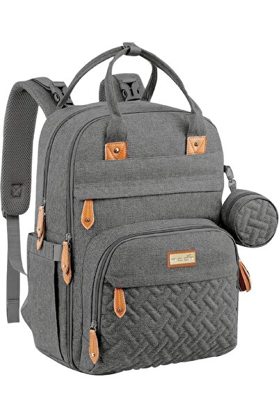 Moon حقيبة ظهر كاري مي للحفاضات، حقائب تغيير حفاضات الأطفال متعددة الوظائف ومقاومة للماء للسفر