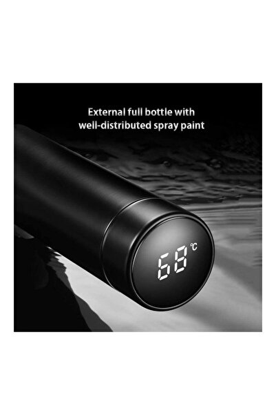 Generic Stainless Steel Led Smart Temperature Display Vacuum Thermo Bottle Multicolour 500ml