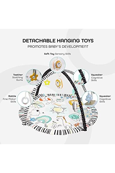 THE MOON Perky Baby Playmat and Activity Gym for Newborn Baby & Infant