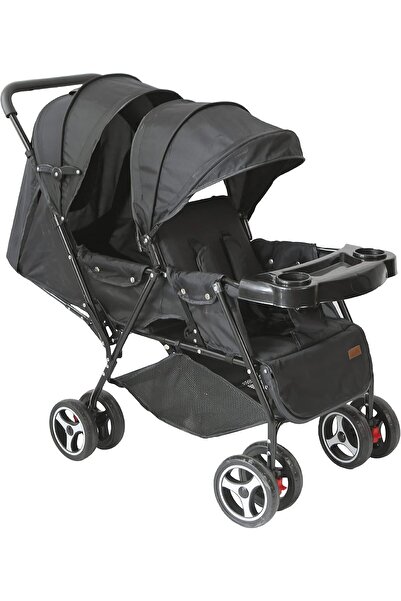 Moon عربة أطفال مزدوجة قابلة للطي بسهولة من ماغنوم تانديم