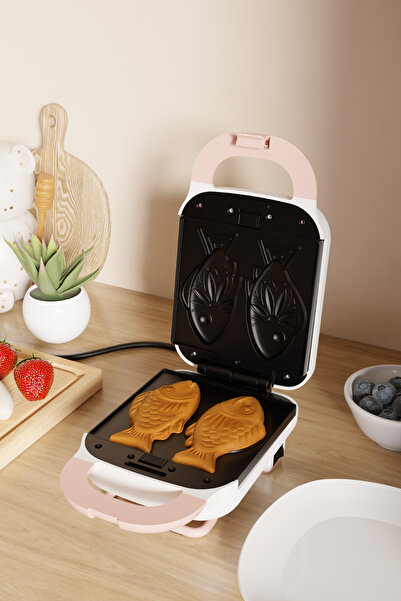 Fressi Tost Ve Waffle Makinesi | Çıkarabilir Yapışmaz Plakalı | 5 Ayrı Plaka | Fr-tm33 Panfun