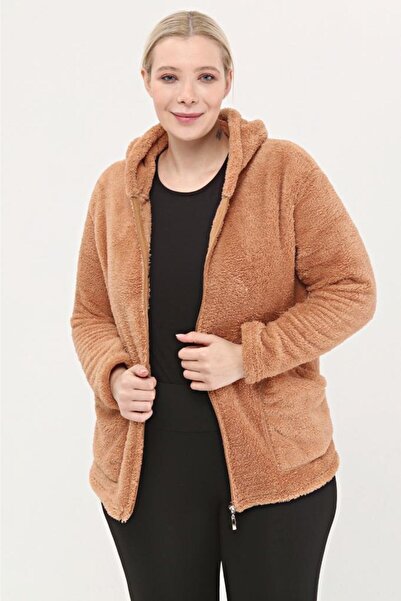 LİKAPA معطف بغطاء للرأس من القطيفة من Welsoft