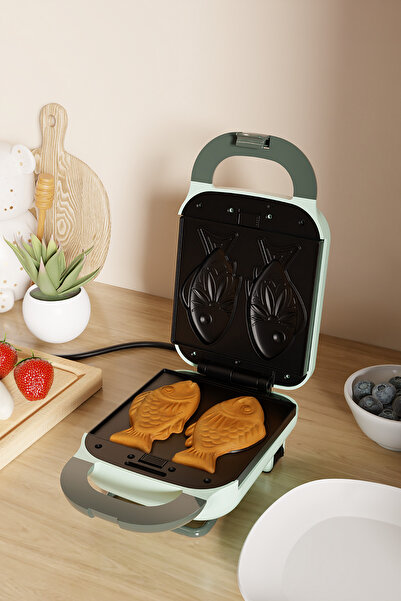Fressi Tost Ve Waffle Makinesi | Çıkarabilir Yapışmaz Plakalı | 5 Ayrı Plaka | Fr-tm33 Panfun