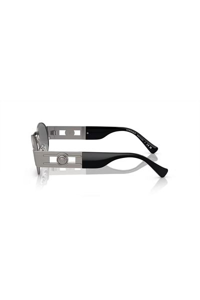 Versace Man Oval Sunglasses- Ve 2264 - Lense Size:56mm - Matte Gunmetal