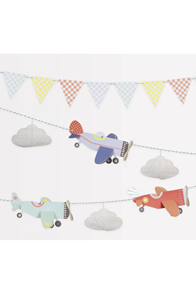 Meri Meri - Planes Garland - Uçak Asılan Süs