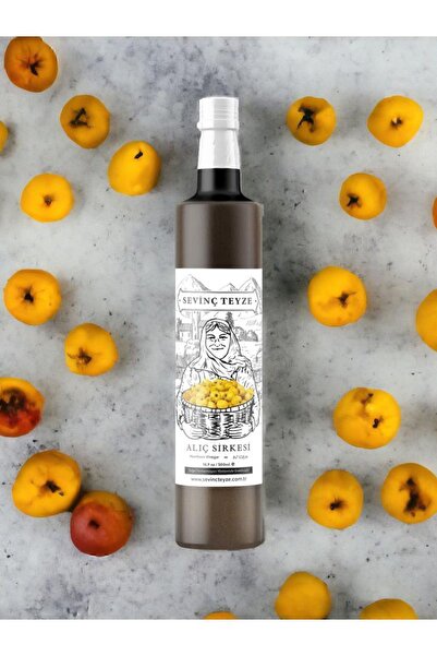 Organik Teyze Sevinç Teyze Doğal Fermantasyon Alıç Sirkesi 500 ml ( Natural Fermentation Hawthorn Vinegar)