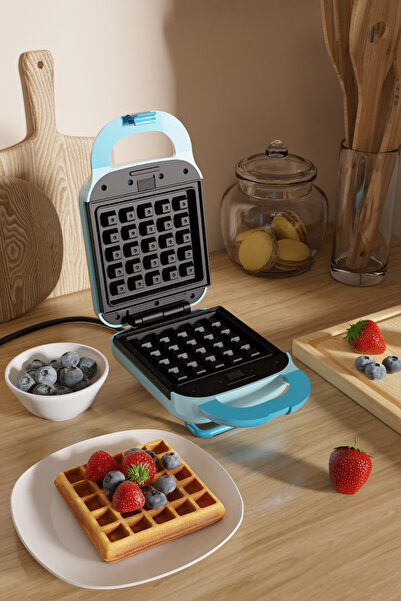 Fressi Tost Ve Waffle Makinesi | Çıkarabilir Yapışmaz Plakalı | 5 Ayrı Plaka | Fr-tm33 Panfun