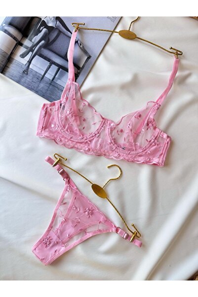 Ht Sağlık Σετ λουλουδάτο σουτιέν Σετ Bralet