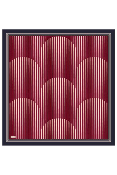 Bursa İpek Cherry Dila Pattern Sura Silk Scarf