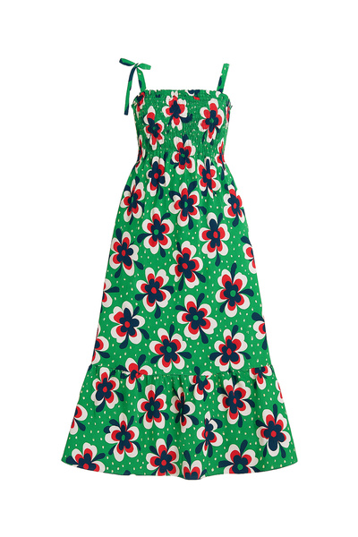 VAGGON Γυναικείο ΠΡΑΣΙΝΟ ΦΟΡΕΜΑ ΦΟΡΕΜΑ ΦΟΡΕΜΑ ΜΕ ΜΟΥΣΙΚΟ ΜΟΥΣΙΚΟ ΦΟΡΕΜΑ PRMX11734