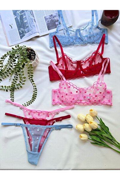 Ht Sağlık Σετ σουτιέν Heart Bralet Σετ