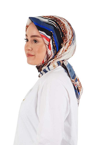 Bursa İpek Powder Brush Pattern Soft Scarf