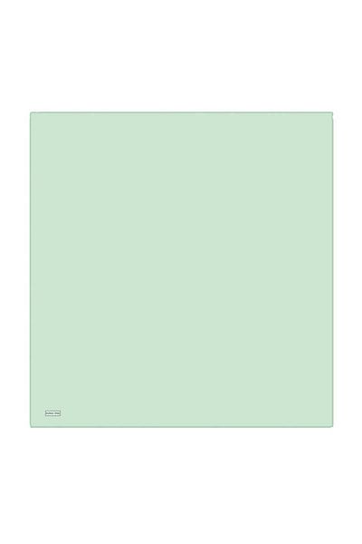 Bursa İpek Light Mint Solid Color Twill Silk Scarf