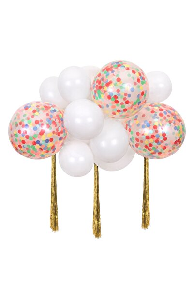 Meri Meri - Rainbow Balloon Cloud Kit - Renkli Bulut Balon Kit
