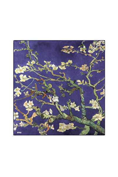 Bursa İpek Eșarfă de mătase Sura Saks Almond Blossom