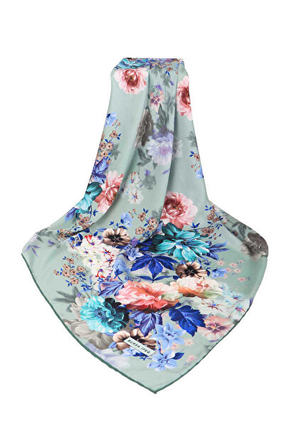 Bursa İpek Μεταξένιο μαντήλι με μοτίβο μέντας
