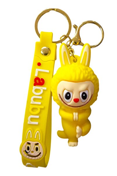 Toybox دمية لابوبو من الجيل الأول لتخفيف التوتر مع سلسلة مفاتيح شخصيات