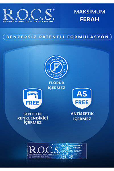 R.O.C.S. Rocs Maxımum Fresh Ağız Kokusuna Karşı Diş Macunu 74gr