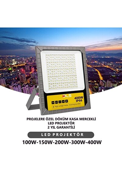 DLS 150w Led Projektör Park Bahçe Çevre Site Bina Tabela Dış Mekan Led Lamba