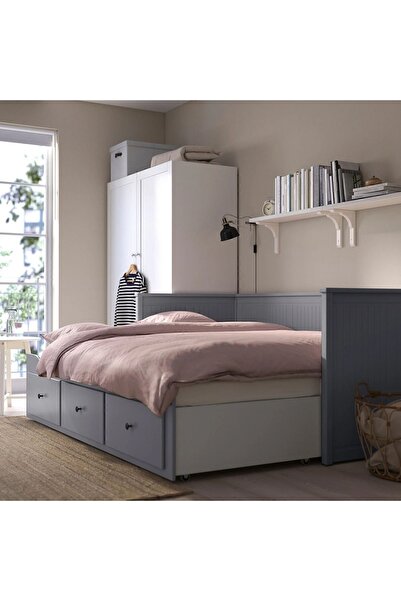 IKEA AKDENİZ MODERN HEMNES DİVAN gri 80x200 cm DİVAN VE SAKLAMA ALANI