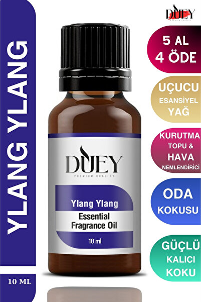 DUEY Ylang Uçucu Yağ Buhurdanlık Yağı Difüzör Esansı Oda Kokusu Esansı Hava N...