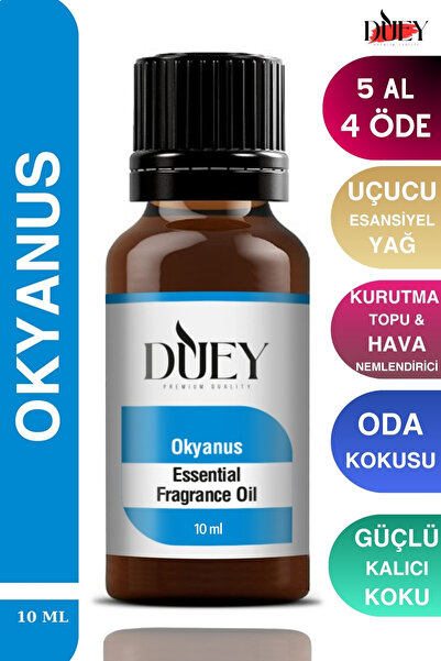 DUEY Okyanus Uçucu Yağ Buhurdanlık Yağı Difüzör Esansı Oda Kokusu Esansı Hava...