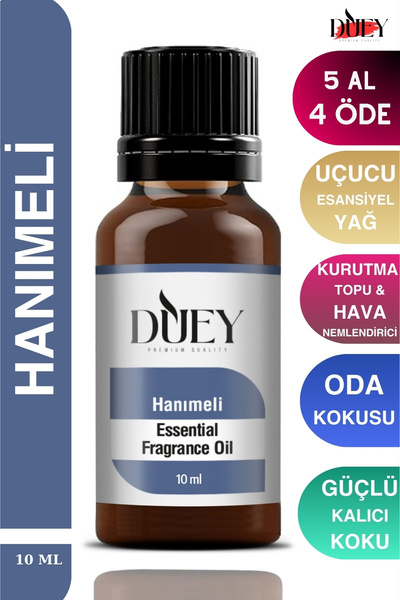 DUEY Hanımeli Uçucu Yağ Buhurdanlık Yağı Difüzör Esansı Oda Kokusu Esansı Hav...